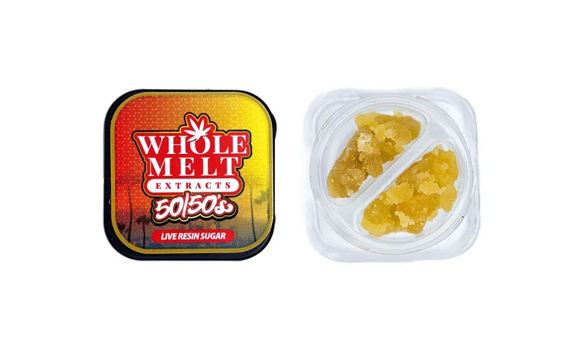 Live Resin Sugar concentrate in a glass jar