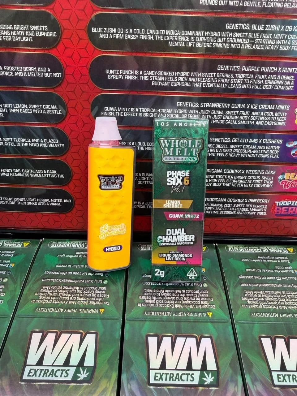 Whole Melt Extracts concentrate packaging